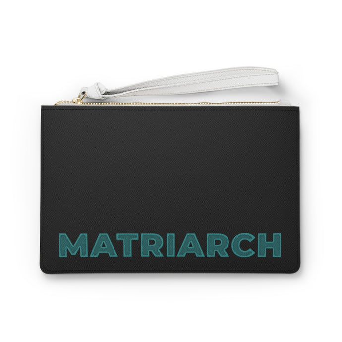 Matriarch Clutch Bag- Black/Teal