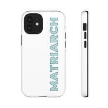 Matriarch iPhone/Samsung Tough Case- White/Teal