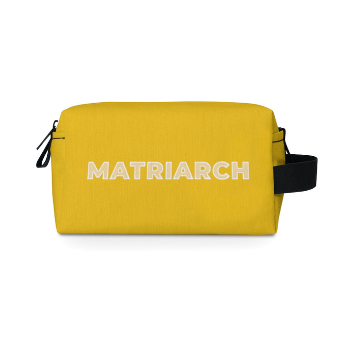 Matriarch Toiletry Bag - Yellow/White