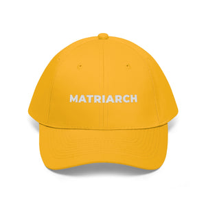 Matriarch Embroidered Cap- Yellow/White