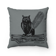Sapere Aude (Dare To Know) Faux Suede Square Pillow