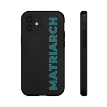 Matriarch iPhone/Samsung Tough Case- Black/Teal